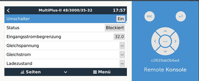 Einstellung Multi