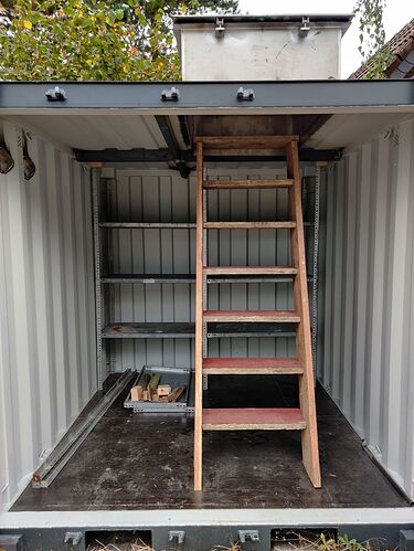 Der Aubau im Container im Überblick