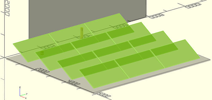 Solar 4 Reihen a 3 Langmodule