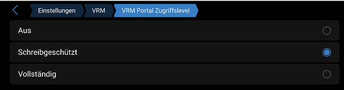 vrm zugriffsbeschränkung