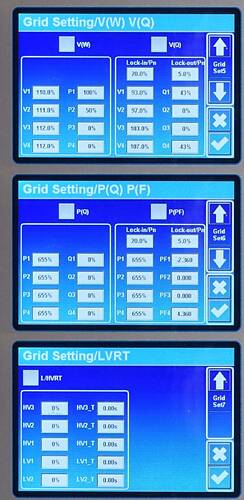 Deye 12k - Grid Setting 2