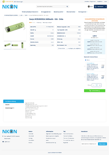 Screenshot 2026-08-21 at 17-57-29 Sanyo NCR18650GA 3450mAh - 10A - Grün