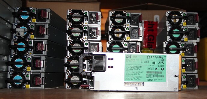 HP 460W + 1200W