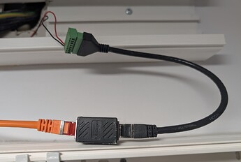 Modbus-Verbindung über Ethernet-Kabel