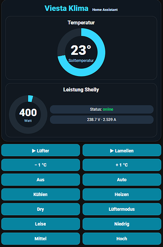 Home Assistant Viesta Klima