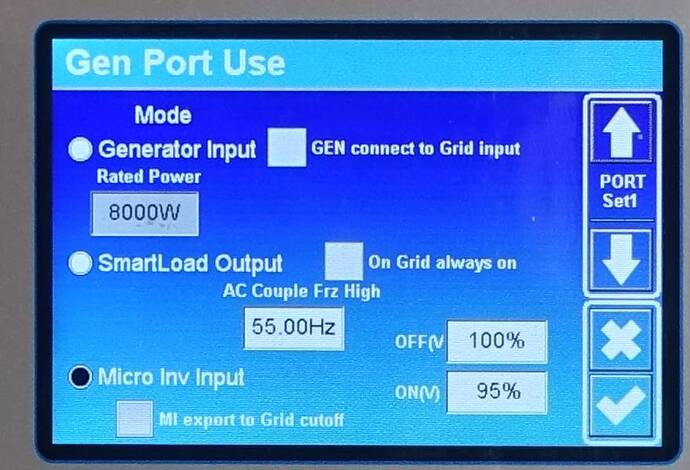 Deye 12k - Gen Port Use