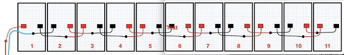 Stringplan 11 Stück