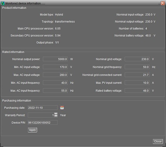 Device Info