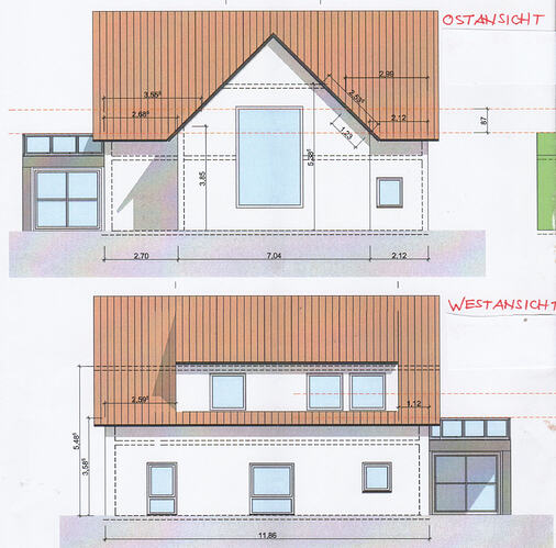 Ost-West-Ansicht
