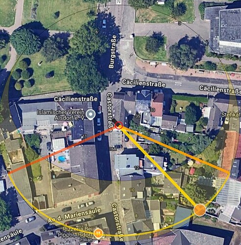 Suncalc-Häuser-Satellit