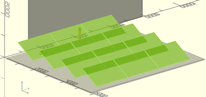 Solar 4 Reihen a 3 Module