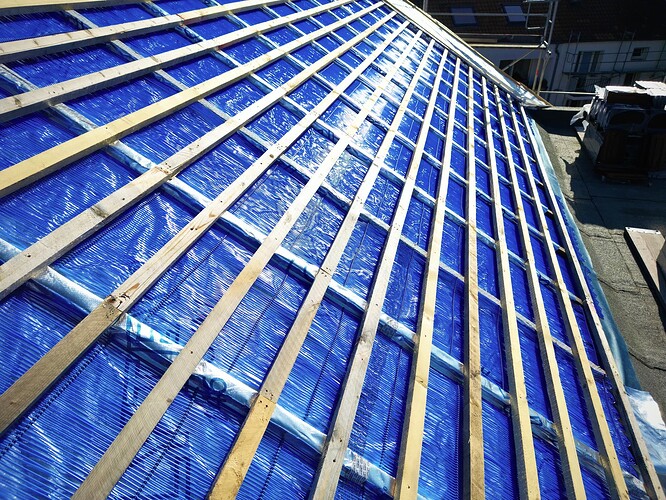 2.1 Rohrmatten verlegt